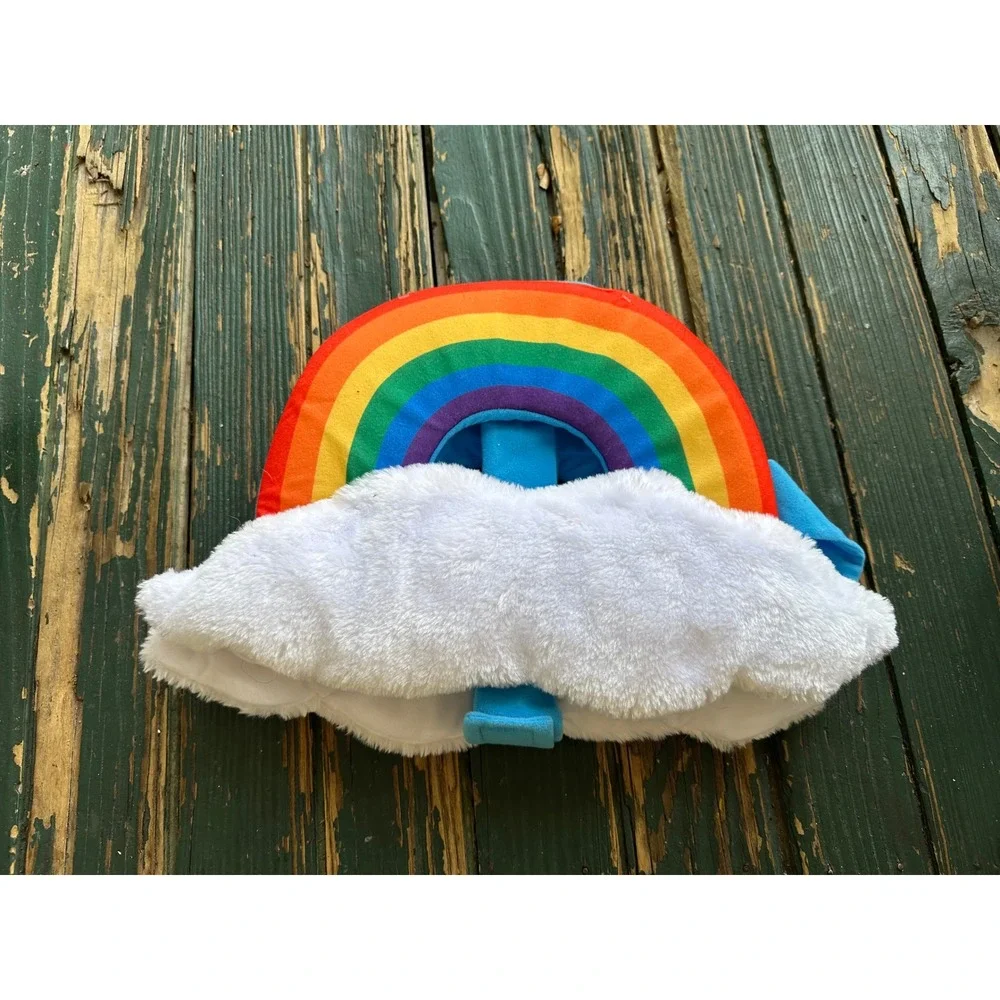 Michaels Rainbow Cloud Plush Pet Costume Accessory Blue Strap Size‎ Small A147